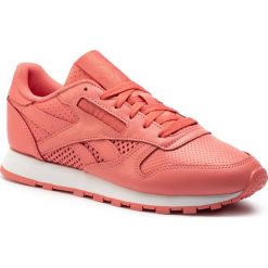 Buty Reebok - Cl Lthr CN6728 Rose/White. Różowe półbuty damskie Reebok, na co dzień, bez wzorów, ze skóry, bez obcasa, na płaskiej podeszwie, bez zapięcia. W wyprzedaży za 249,00 zł.