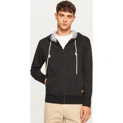 Bluza z kapturem - Czarny. Czarne bejsbolówki męskie Reserved, l, z kapturem. Za 69,99 zł.