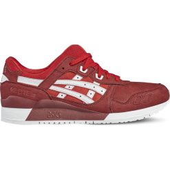 Asics Gel Lyte III H7K4Y-2301 buty sneakers męskie czerwone 46,5. Czerwone buty sportowe męskie Asics lifestyle, ze skóry, bez zapięcia, asics gel lyte. W wyprzedaży za 319,99 zł.