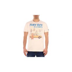 T-shirty z krótkim rękawem Mc2 Saint Barth SURF BOY. Brązowe t-shirty męskie Mc2 Saint Barth, xl, bez wzorów, bez kołnierzyka, krótkie. Za 281,15 zł.