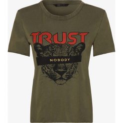 ONLY - T-shirt damski – Onltilde, zielony. Zielone t-shirty damskie ONLY, s, bez wzorów, bez kołnierzyka. Za 79,95 zł.