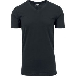 T-shirty męskie: Urban Classics Basic V-Neck Tee T-Shirt czarny