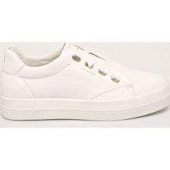 Gant - Buty skórzane Avona. Białe sneakersy damskie GANT, ze skóry. Za 479,90 zł.