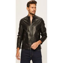 Jack & Jones - Kurtka. Czarne płaszcze męskie Jack & Jones, s, bez wzorów, z poliesteru, krótkie, bez kaptura. Za 299,90 zł.
