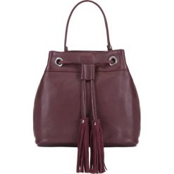 Torebka damska. Czerwone kuferki damskie Wittchen, w paski, ze skóry, boho, bez dodatków. W wyprzedaży za 399,90 zł.