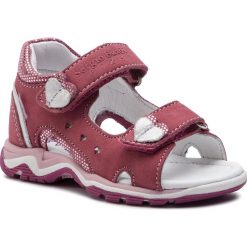 Sandały SERGIO BARDI KIDS - SBK-01-01-000032 612. Różowe sandały dziewczęce Sergio Bardi Kids, ze skóry, bez zapięcia. W wyprzedaży za 49,00 zł.