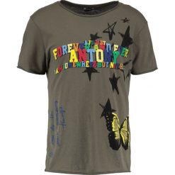 T-shirty męskie z nadrukiem: Antony Morato Tshirt z nadrukiem army green