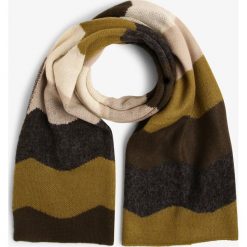 Opus - Szalik damski – Astripa, zielony. Zielone szaliki damskie Opus, w paski. Za 159,95 zł.