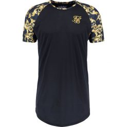 T-shirty męskie: SIKSILK SIKSILK CURVED HEM Tshirt z nadrukiem black/gold venetian