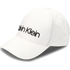 Czapka z daszkiem CALVIN KLEIN - Logo Embroidery Cap K50K504106 105. Białe czapki z daszkiem męskie marki Calvin Klein, z bawełny. Za 159,00 zł.