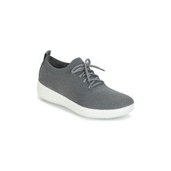 Richelieu FitFlop F-SPORTY UBERKNIT SNEAKERS. Szare buty sportowe damskie marki FitFlop, bez wzorów, sportowe. Za 481,05 zł.