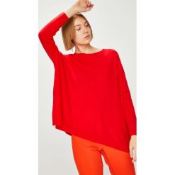 Answear - Sweter. Czerwone swetry damskie ANSWEAR, s, bez wzorów, z wiskozy, z krótkim rękawem, krótkie, bez kaptura. W wyprzedaży za 119,90 zł.