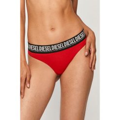 Diesel - Stringi (3-pack). Czarne majtki damskie Diesel, m, z nadrukiem, z elastanu. Za 169,90 zł.