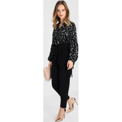 Bluzki damskie: Second Script Petite GRANDAD COLLAR Bluzka black