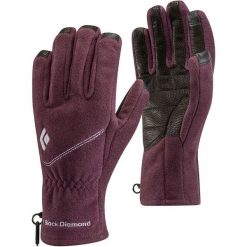 Rękawiczki damskie: Black Diamond Rękawiczki damskie Womens WindWeight fioletowe r. L (BD801088)