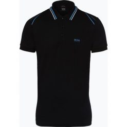BOSS Athleisure - Męska koszulka polo – Paule 1, czarny. Czarne koszulki męskie BOSS Athleisure, m, w paski, prążkowane, eleganckie, bez rękawów. Za 399,95 zł.
