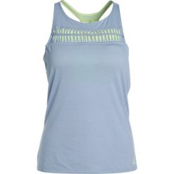 Adidas Performance TANK Koszulka sportowa chablu. Niebieskie t-shirty damskie adidas Performance, z materiału. Za 229,00 zł.