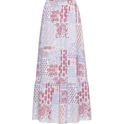 Długa spódnica z nadrukiem: MUST HAVE bonprix jasnoniebieski - paisley. Niebieskie spódniczki damskie bonprix, na lato, z nadrukiem, eleganckie, długie, maxi. Za 129,99 zł.