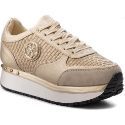 Buty damskie: Sneakersy GUESS - Tiffany FLTIF1 ELE12 GOLD
