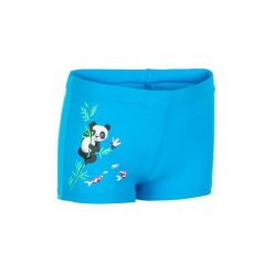 Bokserki pływackie Panda dla malucha. Niebieskie bielizna chłopięca NABAIJI, z elastanu. Za 24,99 zł.