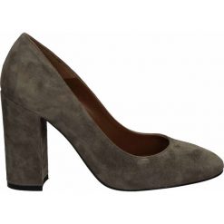 Czółenka - 01297 CAM TOP. Szare buty ślubne damskie Venezia, ze skóry. Za 179,00 zł.