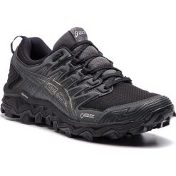 Buty ASICS - Gel-FujiTrabuco 7 G-Tx GORE-TEX 1011A209 Black/Dark Grey 001. Czarne buty sportowe męskie Asics, ze skóry ekologicznej, bez zapięcia, do biegania, gore-tex. W wyprzedaży za 429,00 zł.