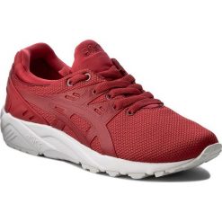 Sneakersy ASICS - TIGER Gel-Kayano Trainer Evo H707N True Red/True Red 2323. Czerwone półbuty damskie marki Asics, bez wzorów, z tworzywa sztucznego, eleganckie, bez obcasa, bez zapięcia. W wyprzedaży za 249,00 zł.