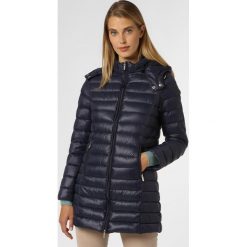 Marie Lund - Płaszcz puchowy damski, niebieski. Niebieskie płaszcze damskie Marie Lund, bez wzorów, z puchu, eleganckie. Za 479,95 zł.