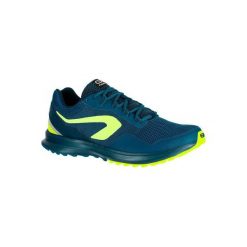 Buty do biegania RUN ACTIVE GRIP męskie. Czarne buty sportowe męskie KALENJI, z poliesteru, bez zapięcia, do biegania. Za 119,99 zł.