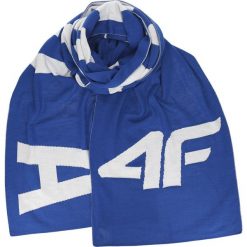 Szalik damski SZD202 - kobalt. Niebieskie szaliki damskie 4f, bez wzorów. W wyprzedaży za 29,99 zł.