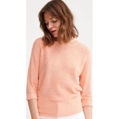Sweter basic - Pomarańczowy. Pomarańczowe swetry damskie Reserved, s, bez wzorów, bez rękawów, bez kaptura. Za 59,99 zł.