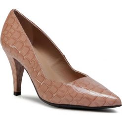 Szpilki UNISA - Taneli Csh Tiffany. Brązowe półbuty damskie Unisa, bez wzorów, ze skóry, eleganckie, bez obcasa, na obcasie, bez zapięcia. Za 489,00 zł.