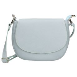 Arturo Vannini Torebka Crossbody Jasnoniebieska. Szare torebki klasyczne damskie Arturo Vannini, bez wzorów, bez dodatków. Za 369,00 zł.