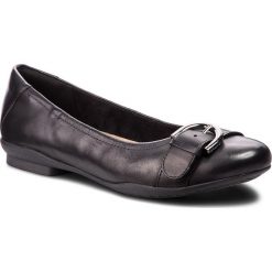 Baleriny CLARKS - Neenah Lark 261356474 Black Leather. Czarne baleriny damskie Clarks, bez wzorów, ze skóry, klasyczne, bez obcasa, bez zapięcia. W wyprzedaży za 259,00 zł.