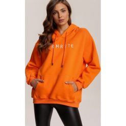 Pomarańczowa Bluza Iphisova. Pomarańczowe bluzy damskie Renee, s, bez wzorów, bez rękawów, bez kaptura. Za 99,99 zł.