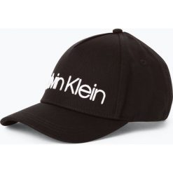 Calvin Klein - Damska czapka z daszkiem, czarny. Czarne czapki damskie Calvin Klein, z haftami. Za 159,95 zł.