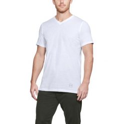Under Armour Koszulka Biały. Białe t-shirty męskie Under Armour, m, bez wzorów, z bawełny, bez kołnierzyka, krótkie. Za 171,95 zł.