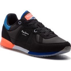 Sneakersy PEPE JEANS - Tinker Neon PMS30507 Black 999. Czarne sneakersy męskie Pepe Jeans, na co dzień, bez wzorów, z jeansu, bez zapięcia. Za 349,00 zł.