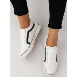 Trampki damskie białe BL117P WHITE. Białe sneakersy damskie obuwie damskie, z tkaniny. Za 42,92 zł.