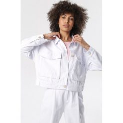 Biała Kurtka Linos. Białe kurtki damskie Born2be, s, moro, militarne, długie, bez kaptura. Za 149,99 zł.