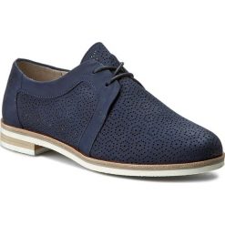 Jazzówki damskie: Oxfordy CAPRICE – 9-23500-28 Ocean Nubuc 869