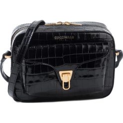 Torebka COCCINELLE - FF3 Beat Croco E1 FF3 15 02 01 Noir 001. Czarne listonoszki damskie Coccinelle, ze skóry. Za 1399,00 zł.