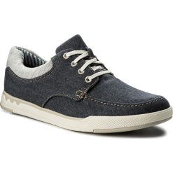 Półbuty CLARKS - Step Isle Lace 261327647 Navy Canvas. Niebieskie półbuty męskie Clarks, na co dzień, bez wzorów, z tworzywa sztucznego, eleganckie, bez zapięcia. Za 279,00 zł.