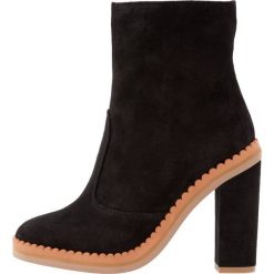 Botki damskie lity: See by Chloé Botki na obcasie nero