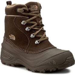 Buty zimowe chłopięce: Śniegowce THE NORTH FACE – Youth Chilkat Lace II T92T5RRE2 Demitasse Brown/Cub Brown