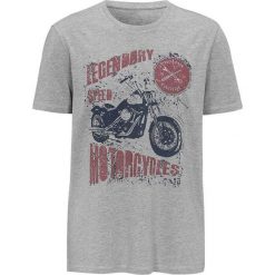 Cellbes T-shirt szary melanż male szary 8XL. Szare t-shirty męskie Cellbes, xl, z nadrukiem. Za 89,00 zł.