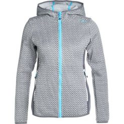 CMP WOMAN FIX HOOD JACKET Kurtka z polaru graffite/gesso. Szare kurtki sportowe damskie marki CMP, z materiału. W wyprzedaży za 263,20 zł.