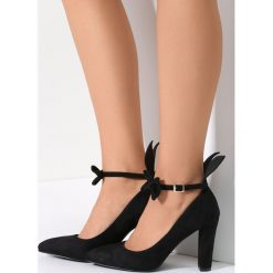 Buty ślubne damskie: Czarne Czółenka Joyous Babbit