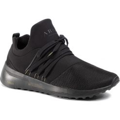Sneakersy ARKK COPENHAGEN - Raven Mesh PWR55 CO1401-9929-M Black Moss Green. Czarne sneakersy męskie ARKK Copenhagen, na co dzień, bez wzorów, z tworzywa sztucznego, bez zapięcia. W wyprzedaży za 399,00 zł.