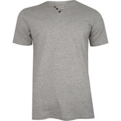 Szary Bawełniany T-Shirt -PAKO JEANS- Męski, Krótki Rękaw, Dekolt w Serek z Guzikami, BASIC TSPJNSmPOPIELguzik. Szare koszulki męskie Pako Jeans, m, bez wzorów, z bawełny, casualowe, z dekoltem w serek, z krótkim rękawem, krótkie. Za 49,00 zł.